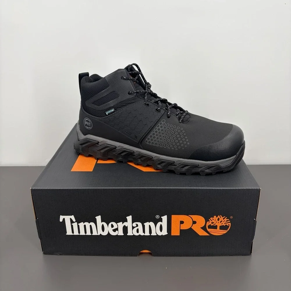 Mens Timberland PRO Ridgework Composite Safety Toe Waterproof Mid Boot Size 12‎